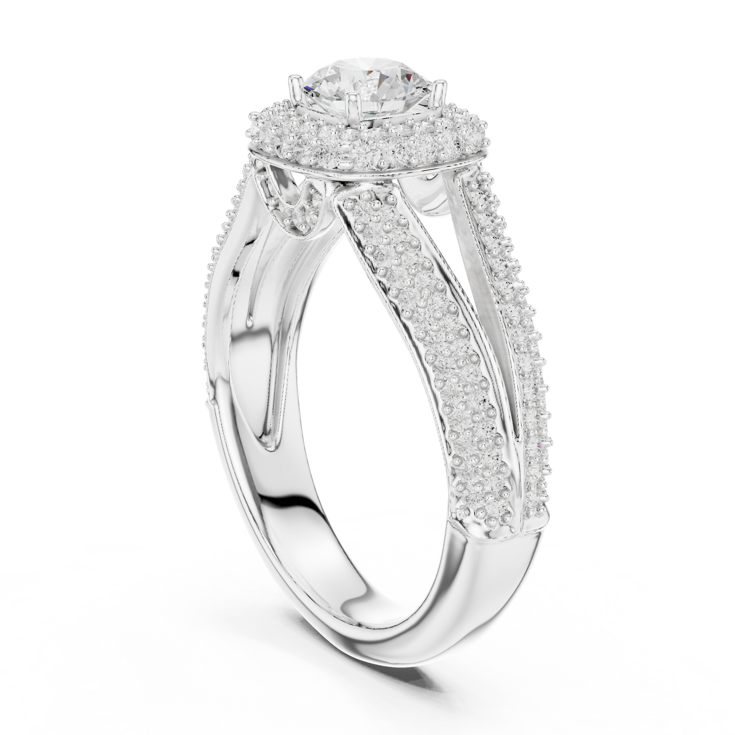 Mixed Shape Lab Grown Diamond Three Stone Ring
