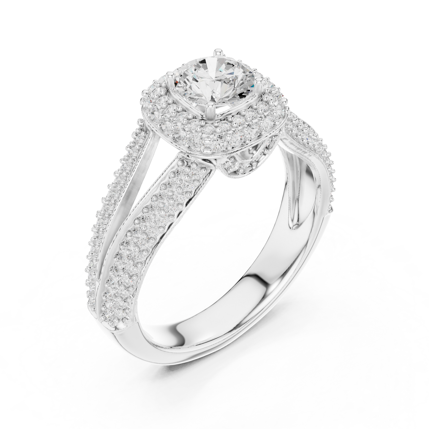 Mixed Shape Lab Grown Diamond Three Stone Ring