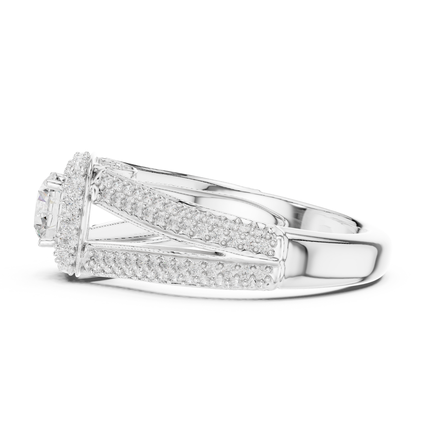 Mixed Shape Lab Grown Diamond Three Stone Ring