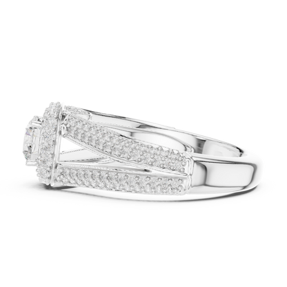 Mixed Shape Lab Grown Diamond Three Stone Ring