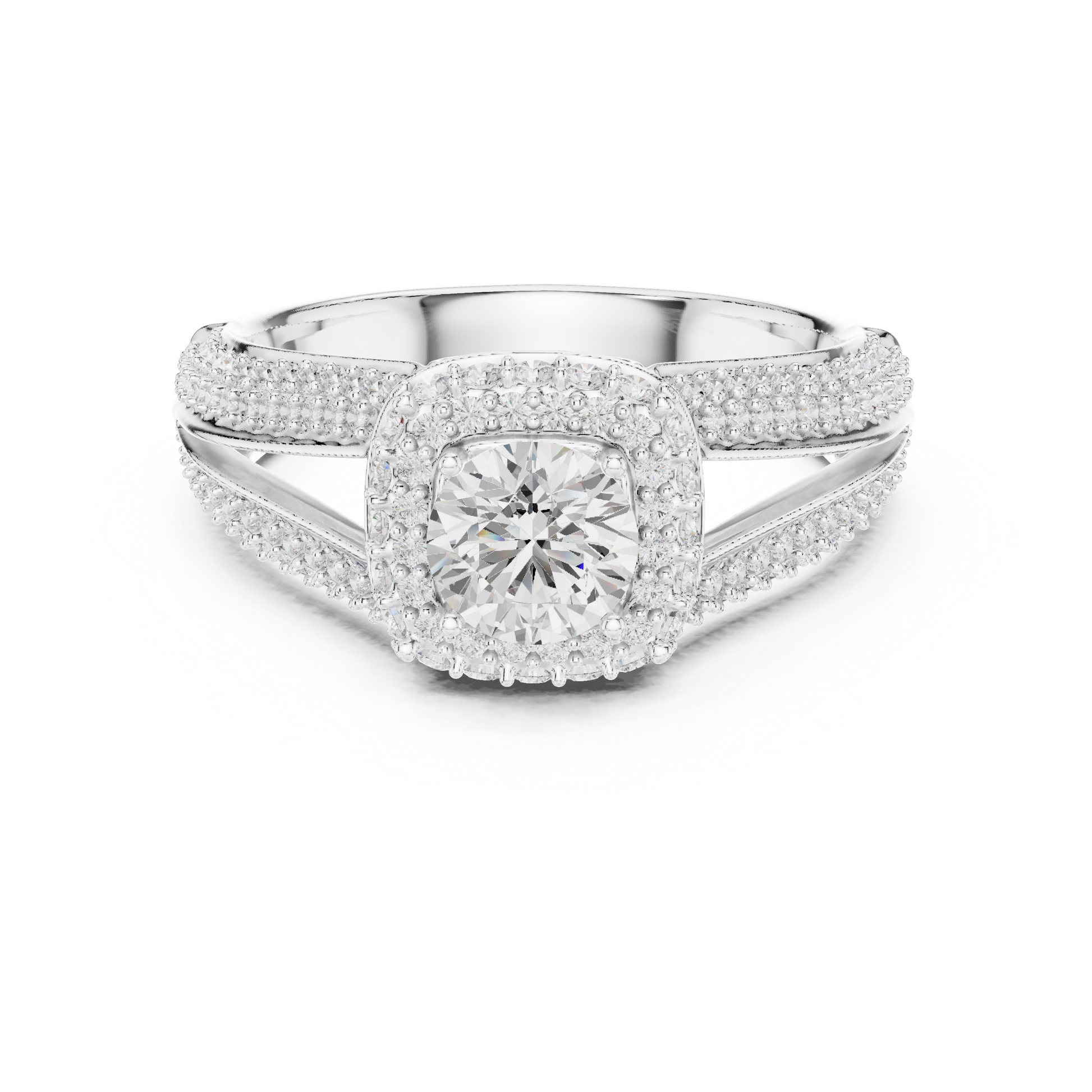 Mixed Shape Lab Grown Diamond Three Stone Ring