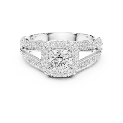 Mixed Shape Lab Grown Diamond Three Stone Ring