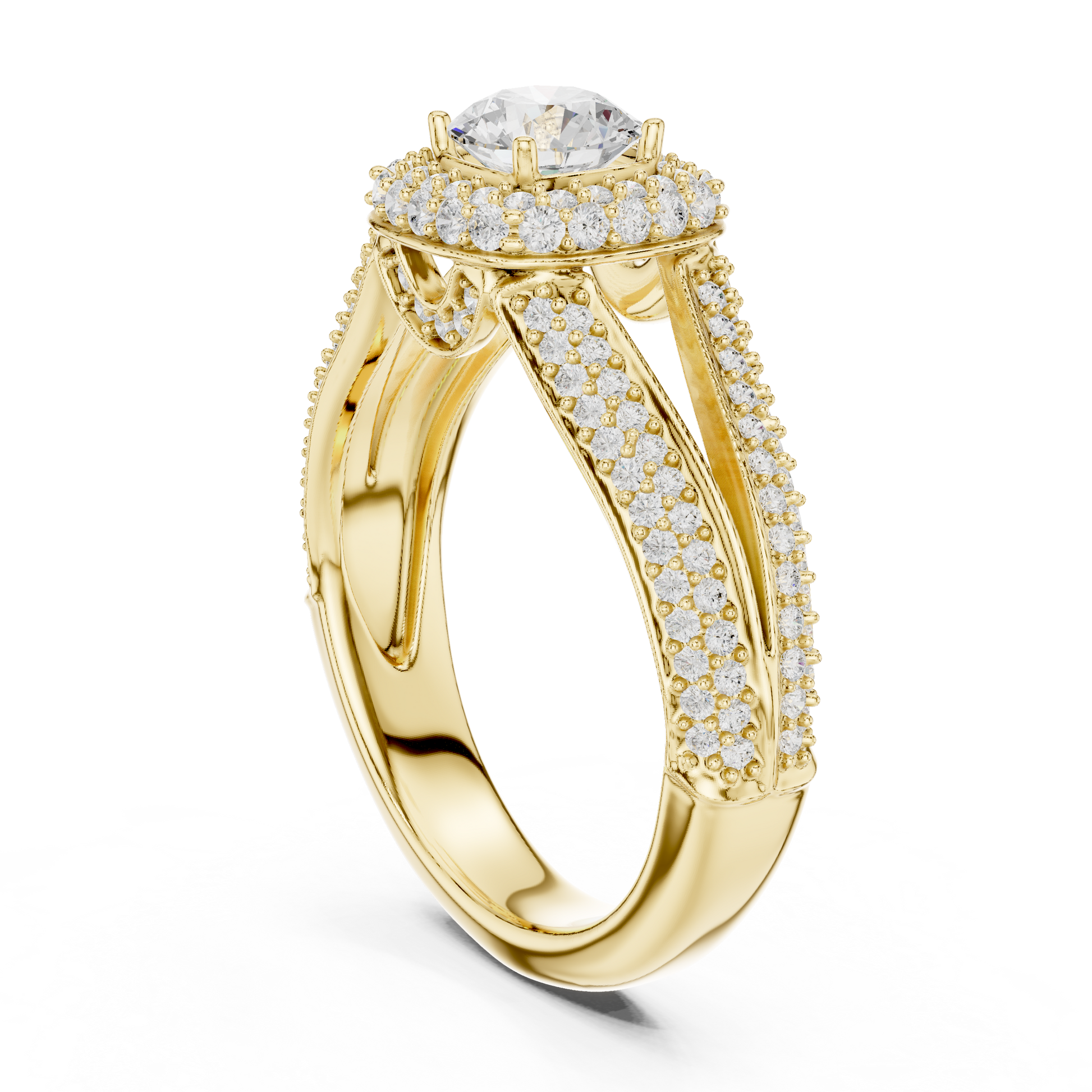 Mixed Shape Lab Grown Diamond Three Stone Ring