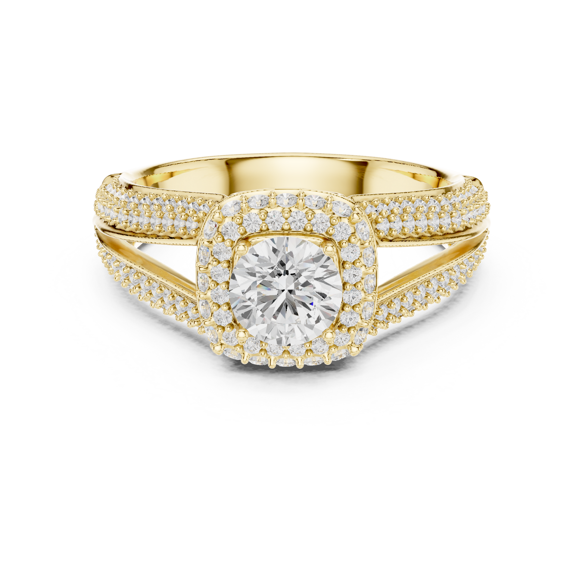 Mixed Shape Lab Grown Diamond Three Stone Ring