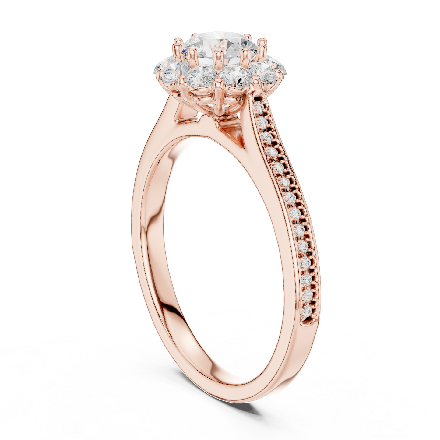 Mixed Shape Lab Grown Diamond Three Stone Ring