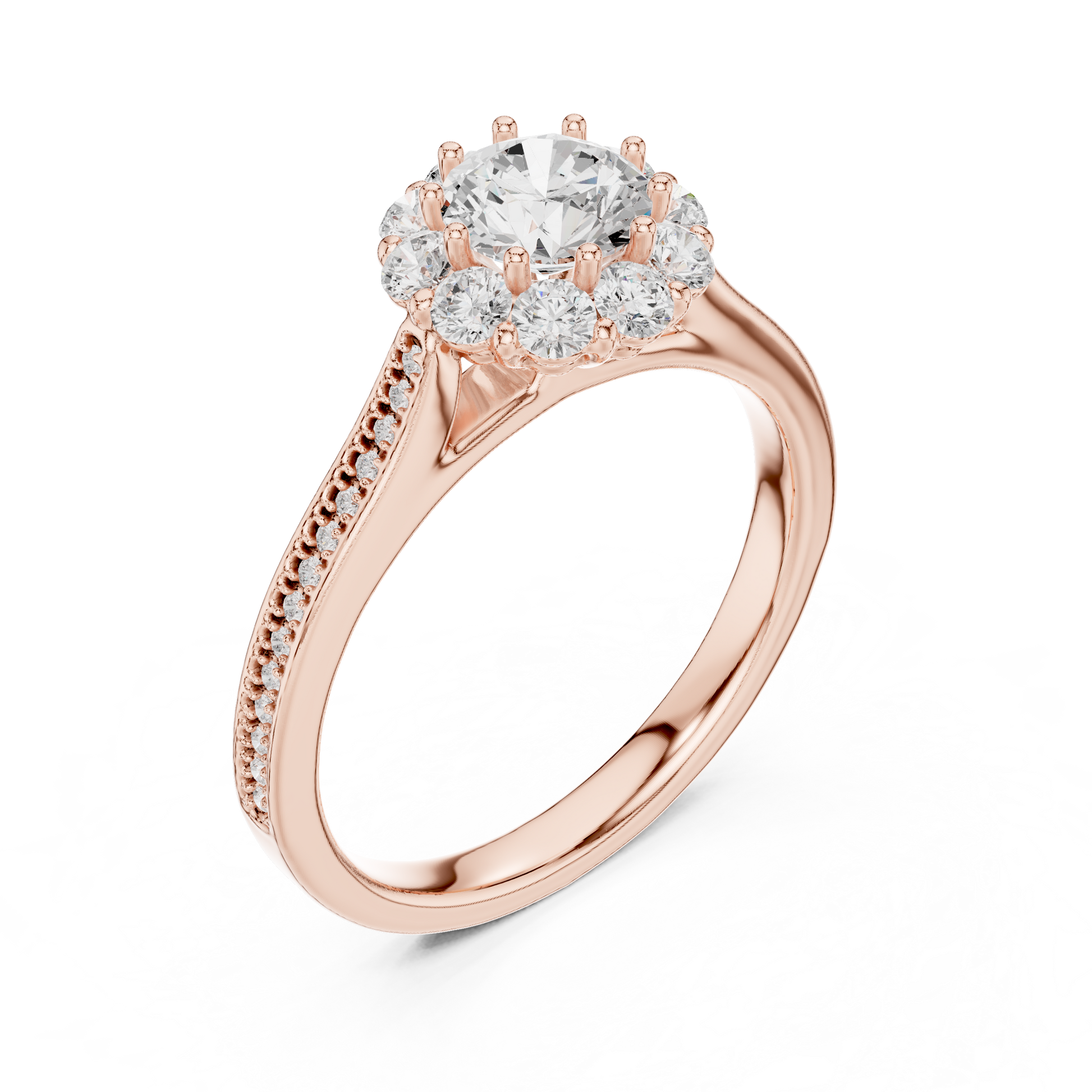 Mixed Shape Lab Grown Diamond Three Stone Ring