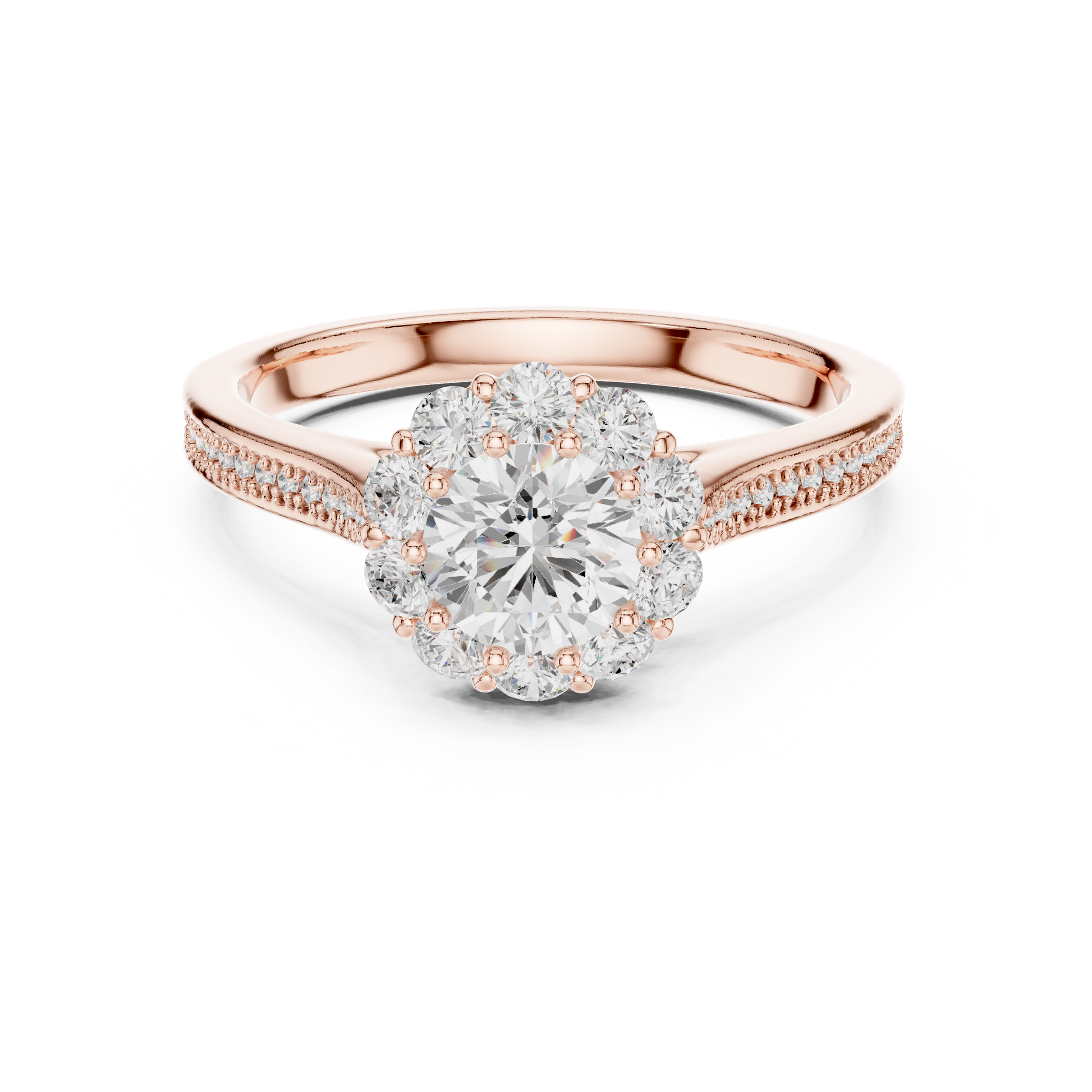 Mixed Shape Lab Grown Diamond Three Stone Ring