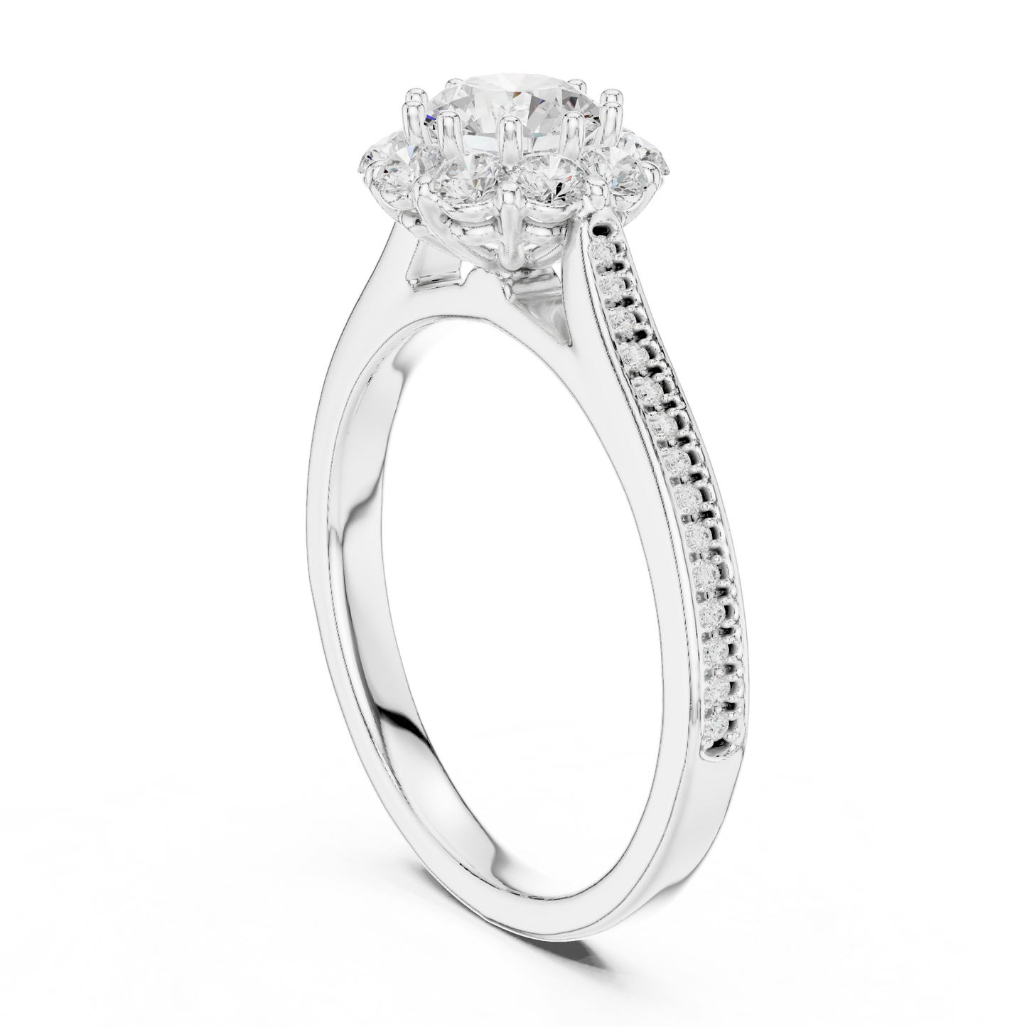 Mixed Shape Lab Grown Diamond Three Stone Ring