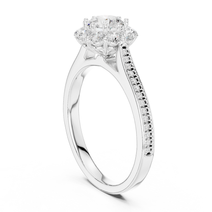 Mixed Shape Lab Grown Diamond Three Stone Ring