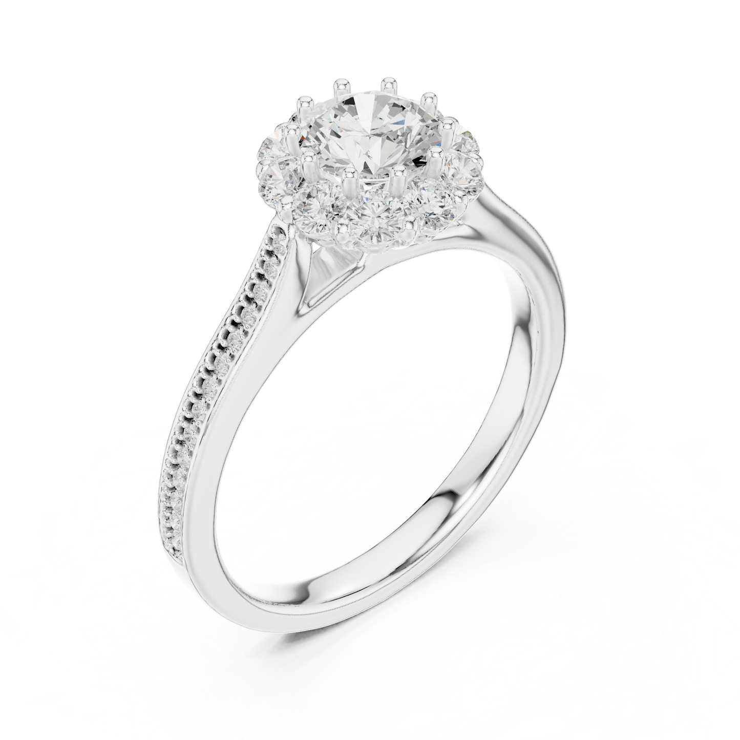Mixed Shape Lab Grown Diamond Three Stone Ring