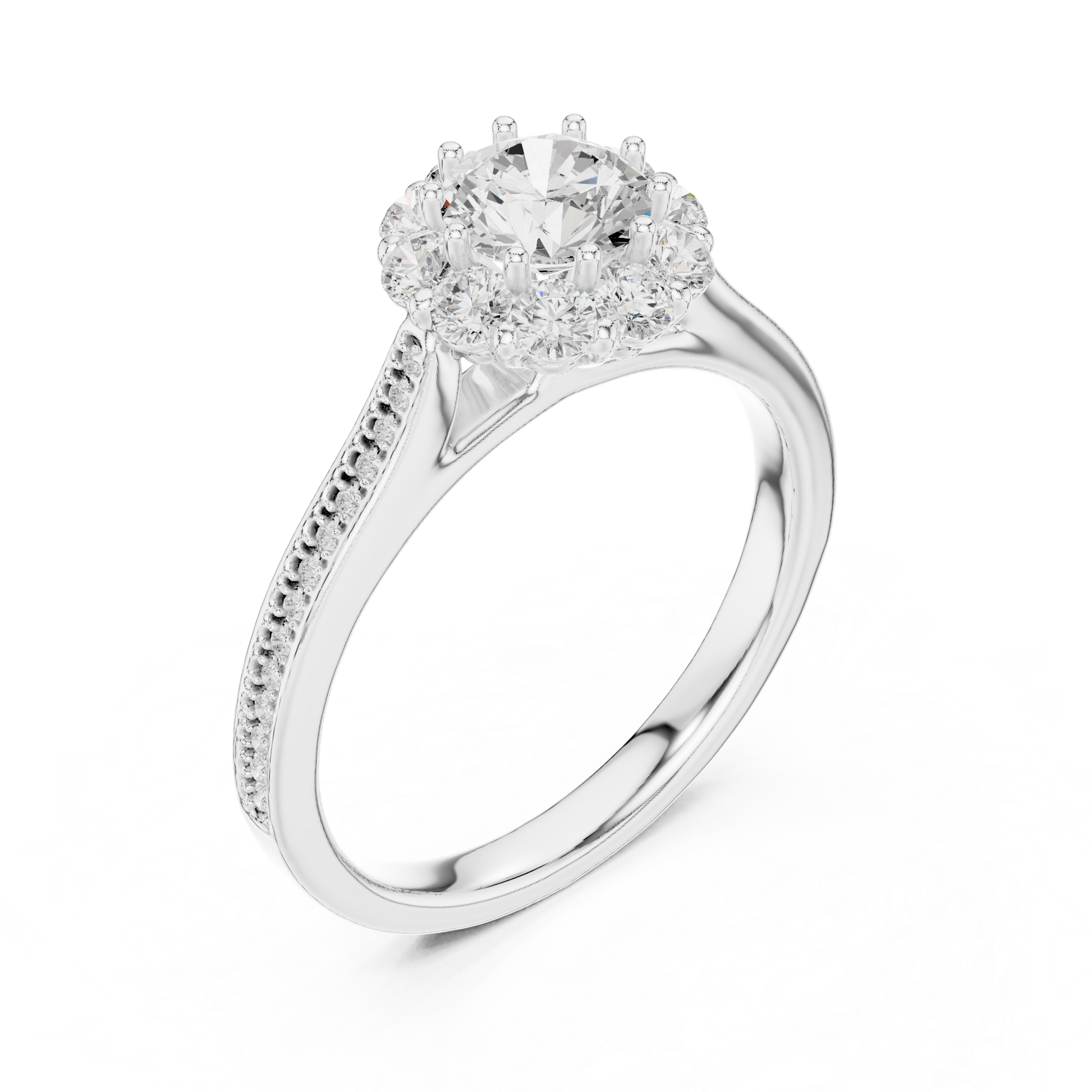 Mixed Shape Lab Grown Diamond Three Stone Ring
