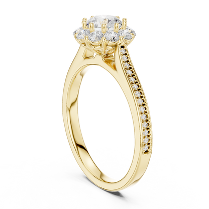 Mixed Shape Lab Grown Diamond Three Stone Ring