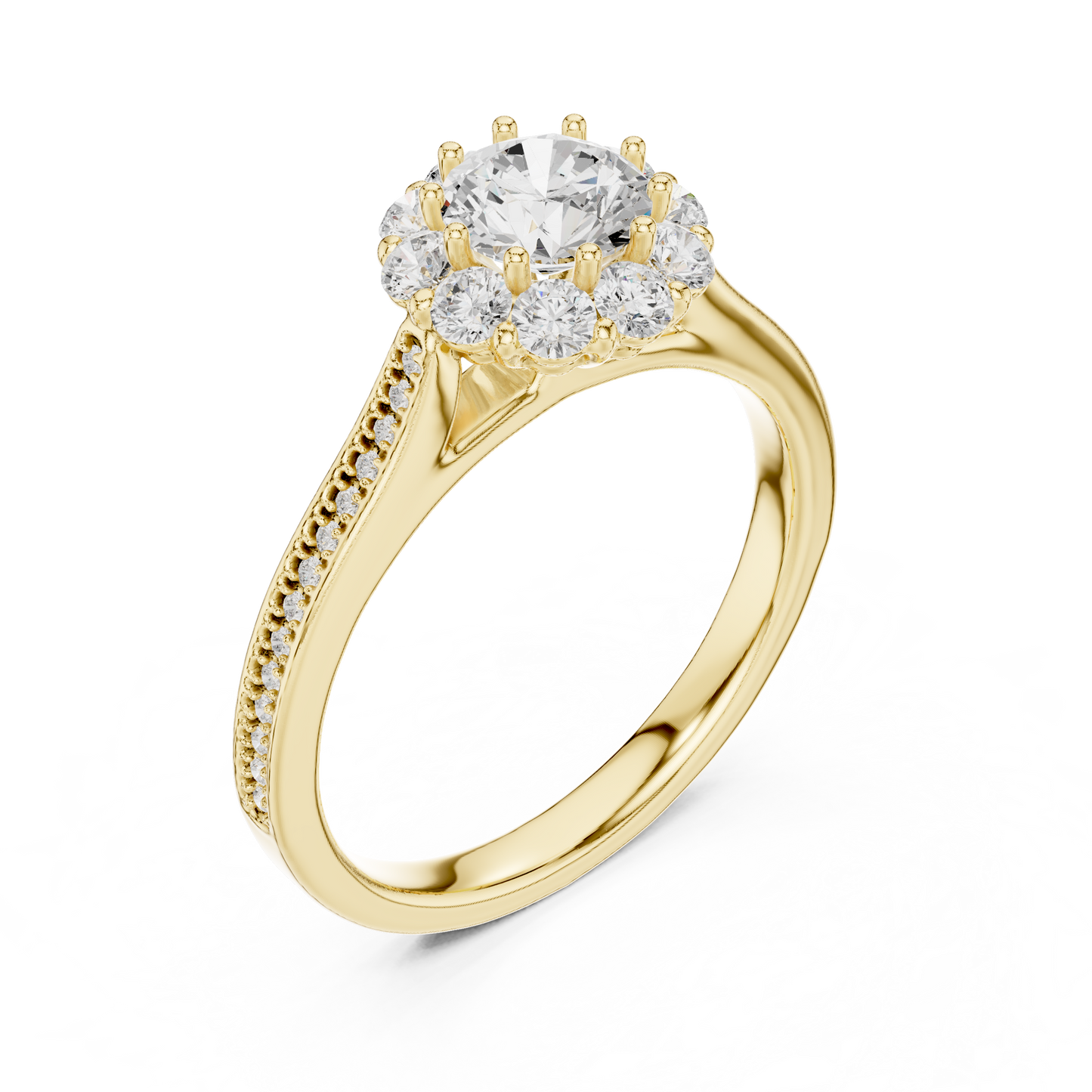 Mixed Shape Lab Grown Diamond Three Stone Ring