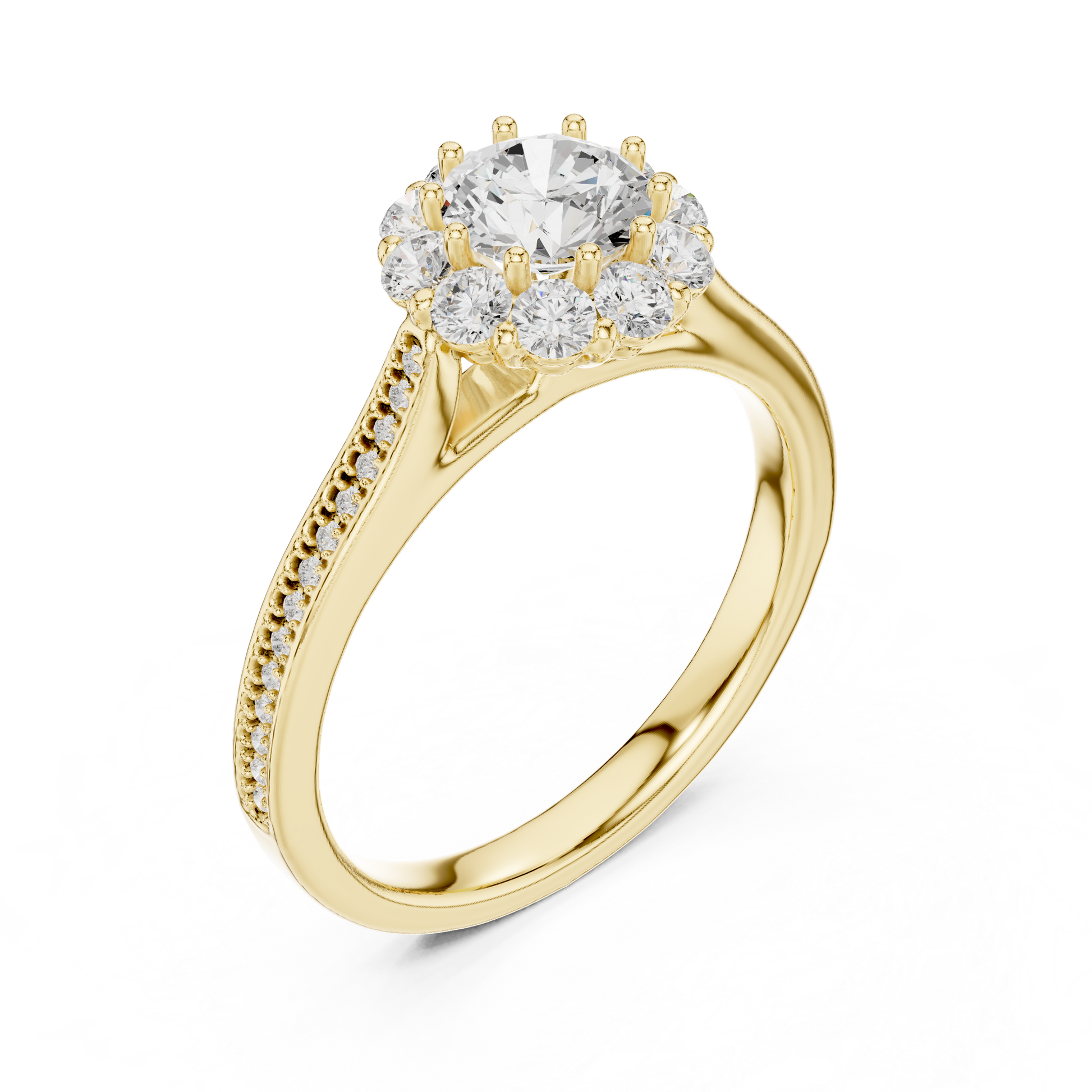 Mixed Shape Lab Grown Diamond Three Stone Ring