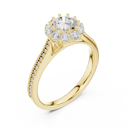 Mixed Shape Lab Grown Diamond Three Stone Ring