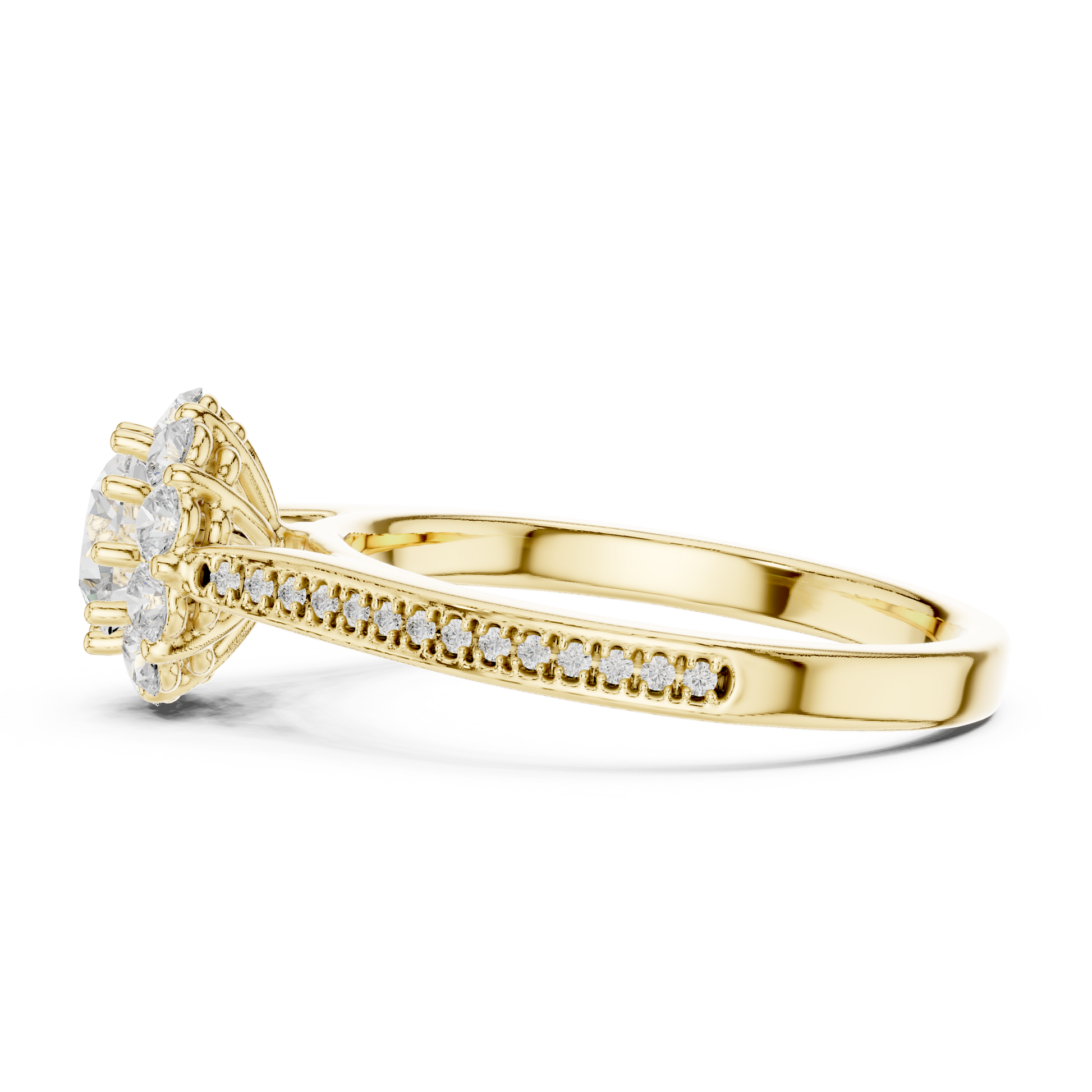 Mixed Shape Lab Grown Diamond Three Stone Ring