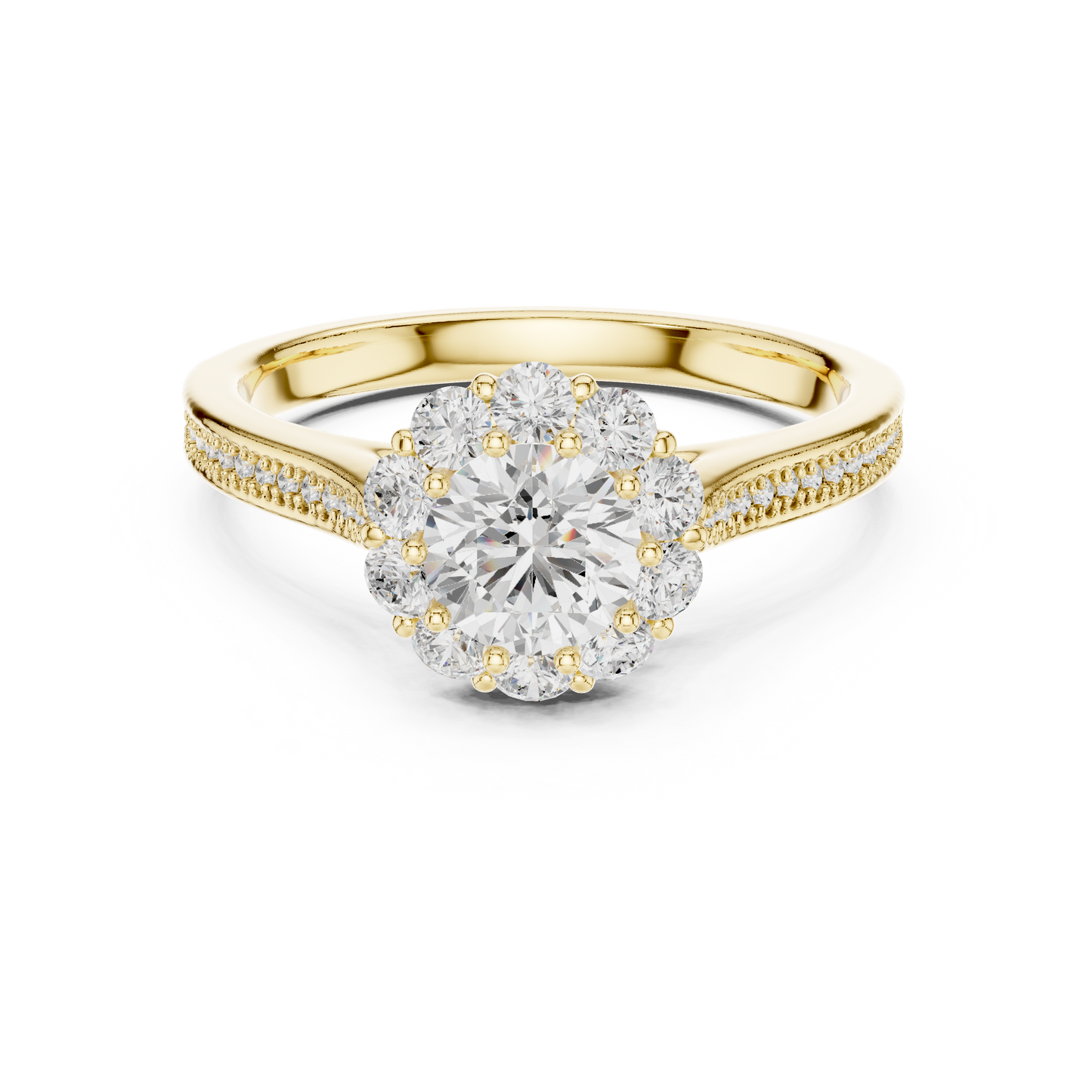 Mixed Shape Lab Grown Diamond Three Stone Ring