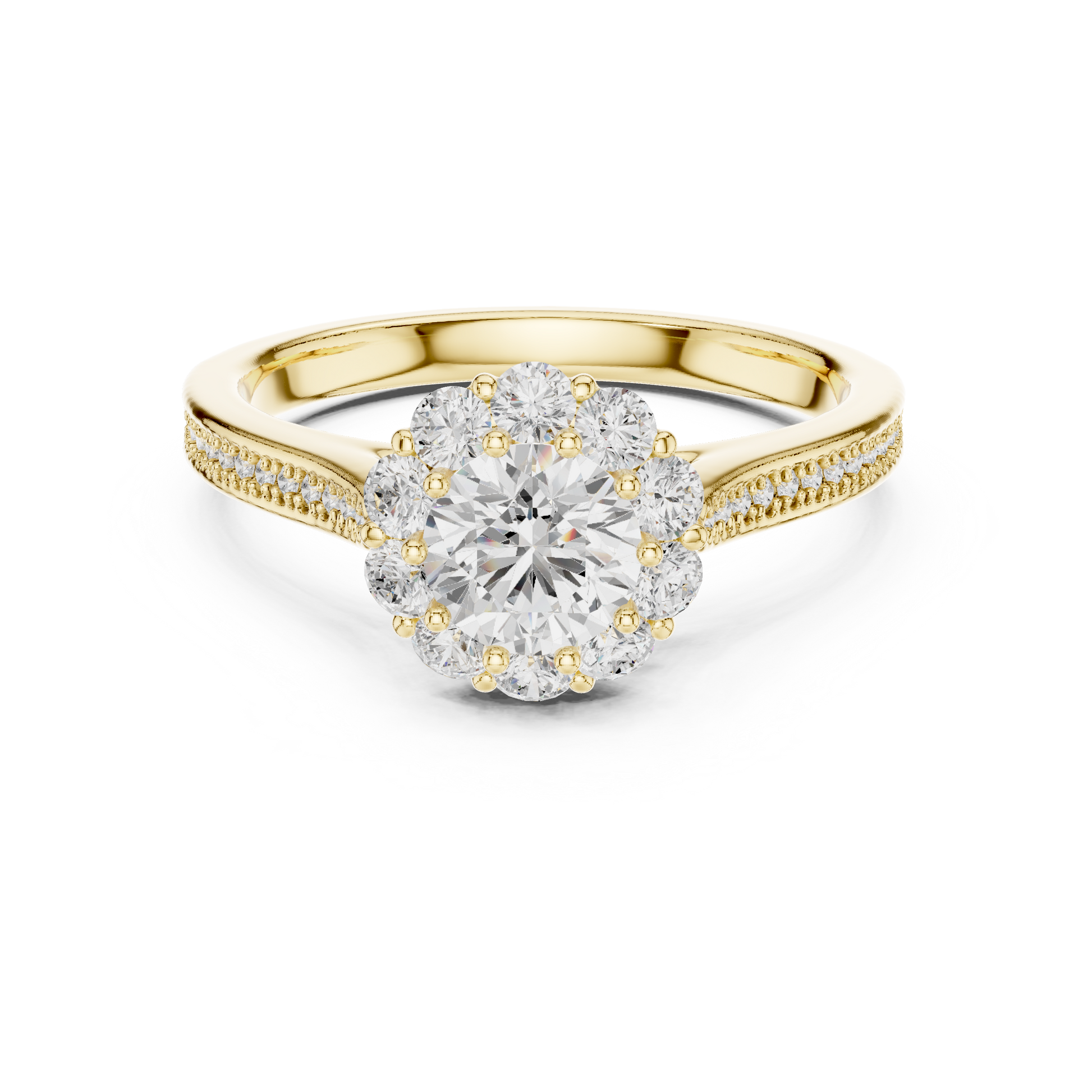 Mixed Shape Lab Grown Diamond Three Stone Ring