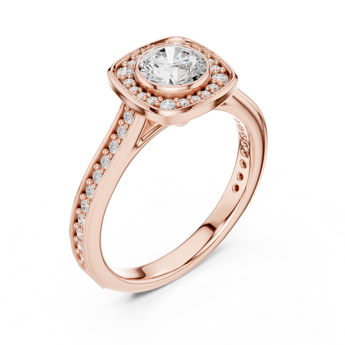 Mixed Shape Lab Grown Diamond Three Stone Ring