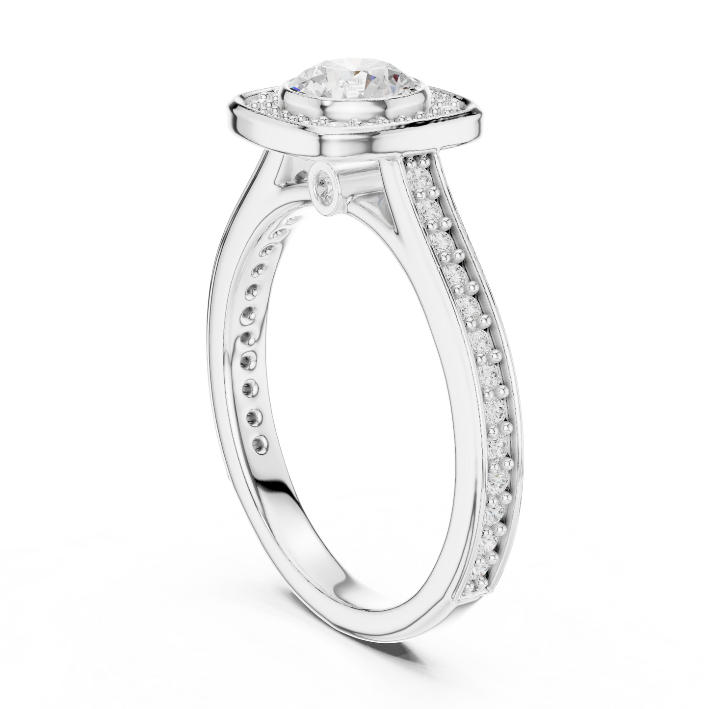 Mixed Shape Lab Grown Diamond Three Stone Ring