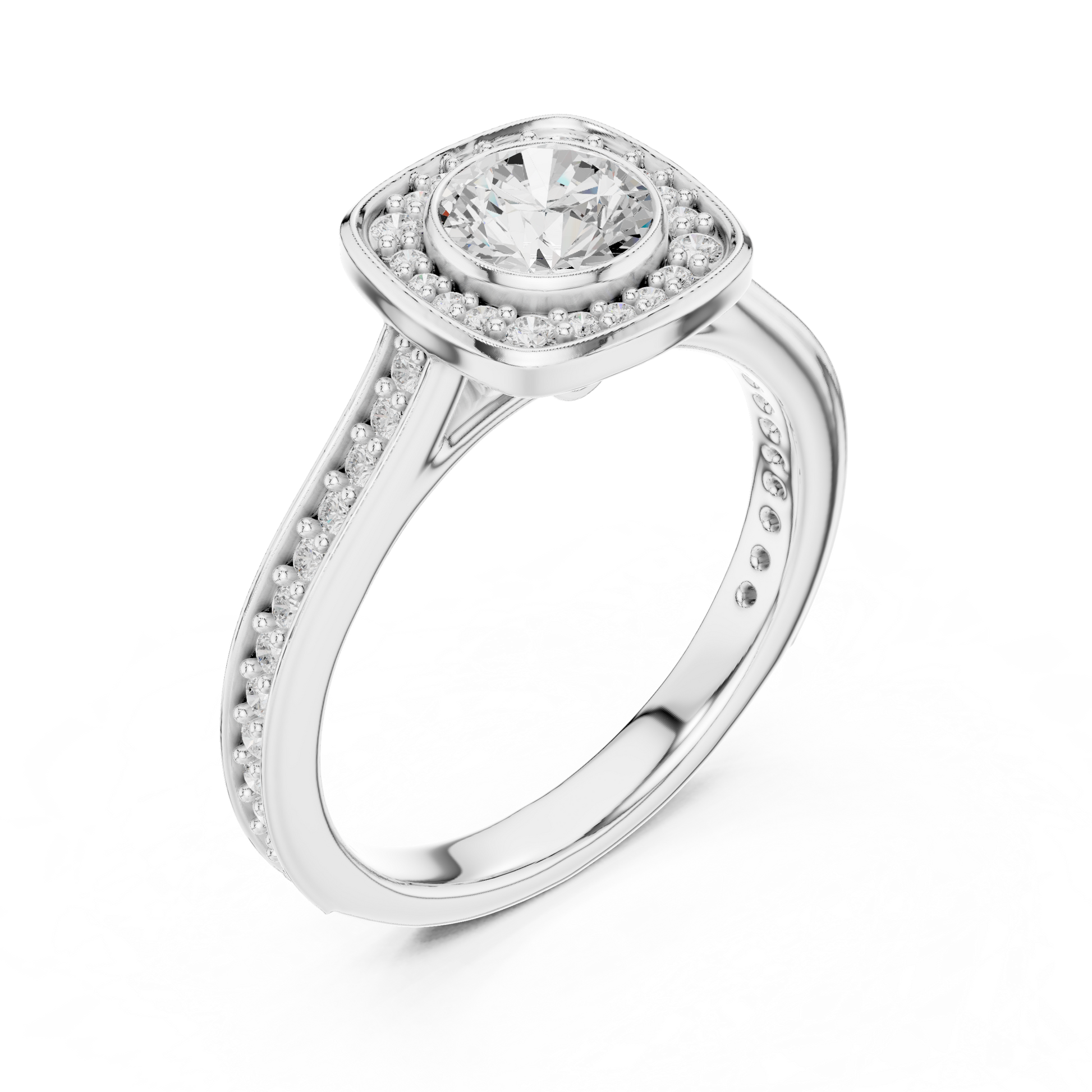 Mixed Shape Lab Grown Diamond Three Stone Ring