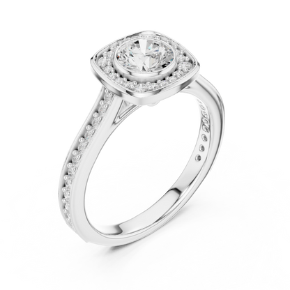 Mixed Shape Lab Grown Diamond Three Stone Ring