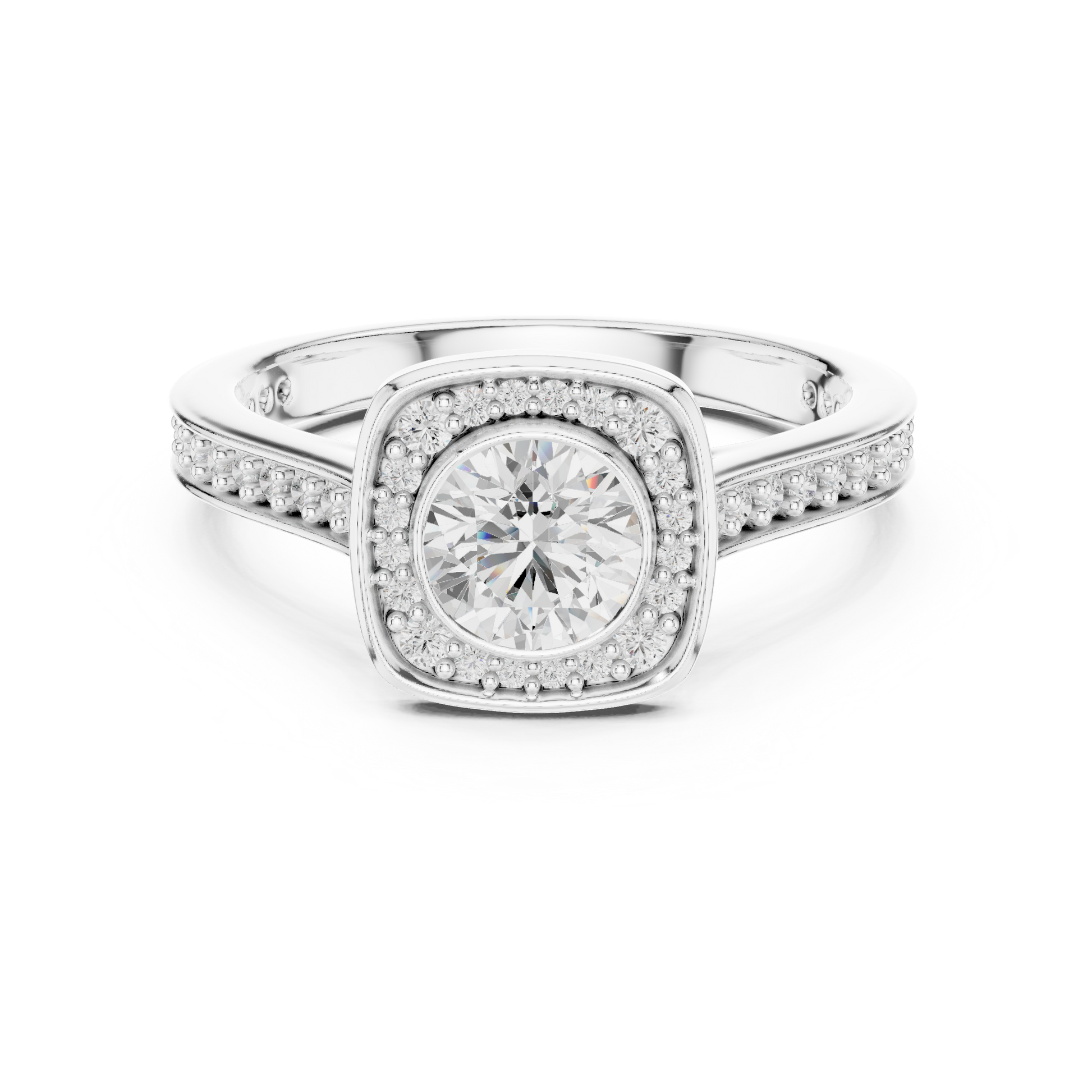 Mixed Shape Lab Grown Diamond Three Stone Ring