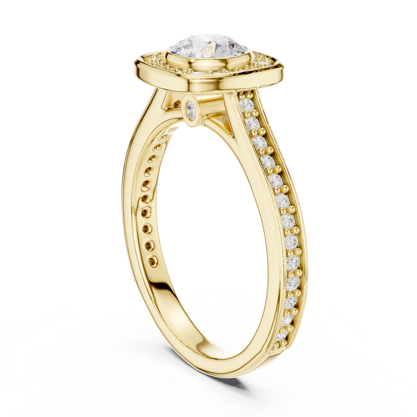Mixed Shape Lab Grown Diamond Three Stone Ring