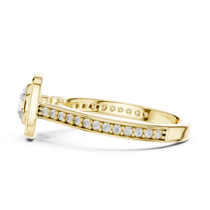 Mixed Shape Lab Grown Diamond Three Stone Ring