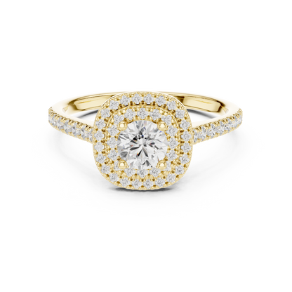Mixed Shape Lab Grown Diamond Halo Ring