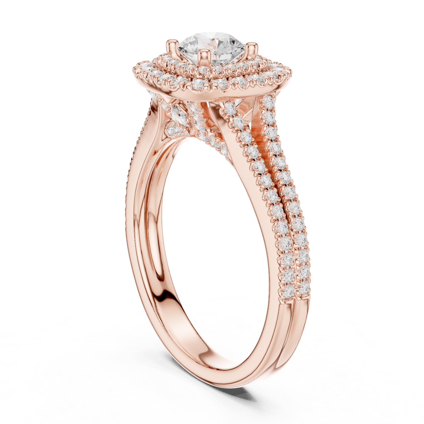 Round Solitaire Lab Grown Diamond Ring