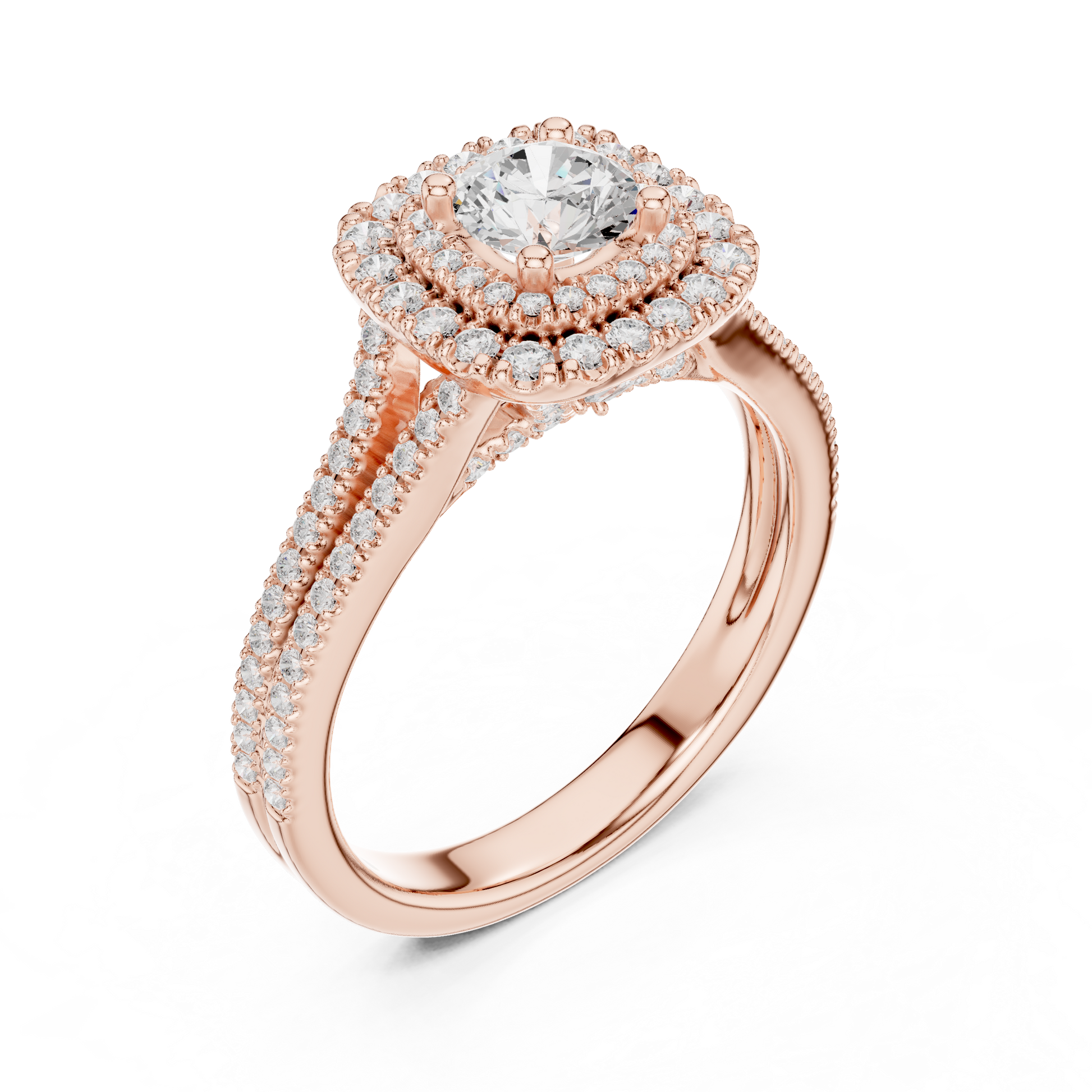 Round Solitaire Lab Grown Diamond Ring