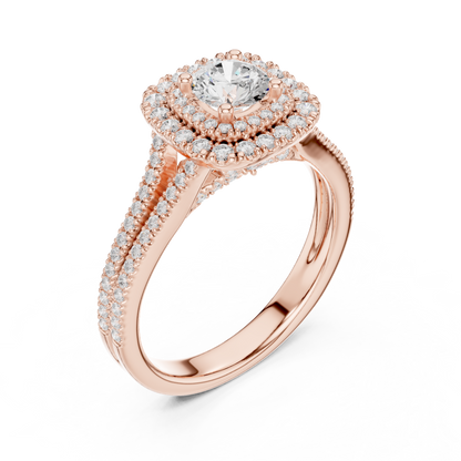 Round Solitaire Lab Grown Diamond Ring
