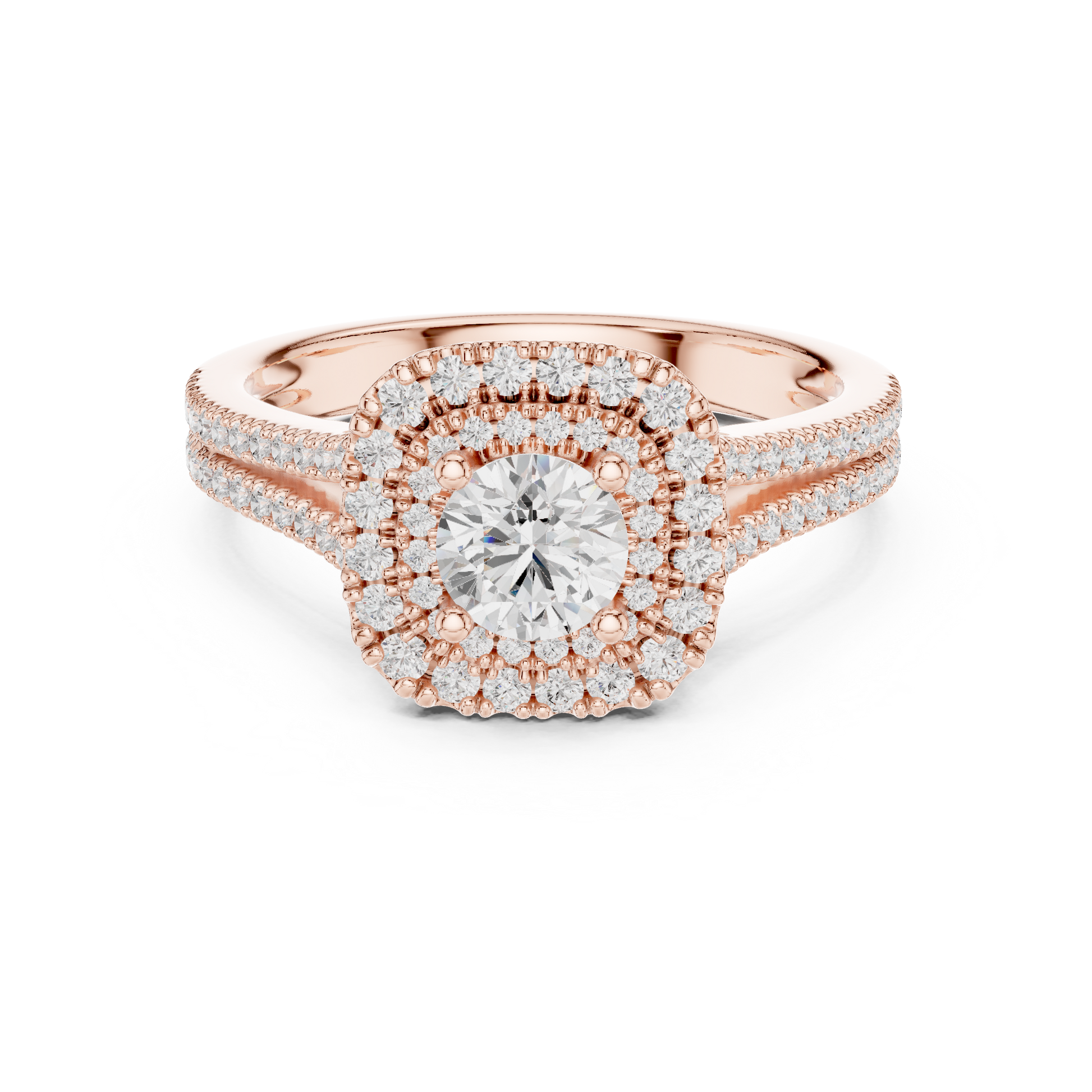 Round Solitaire Lab Grown Diamond Ring