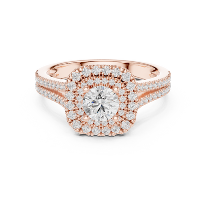 Round Solitaire Lab Grown Diamond Ring