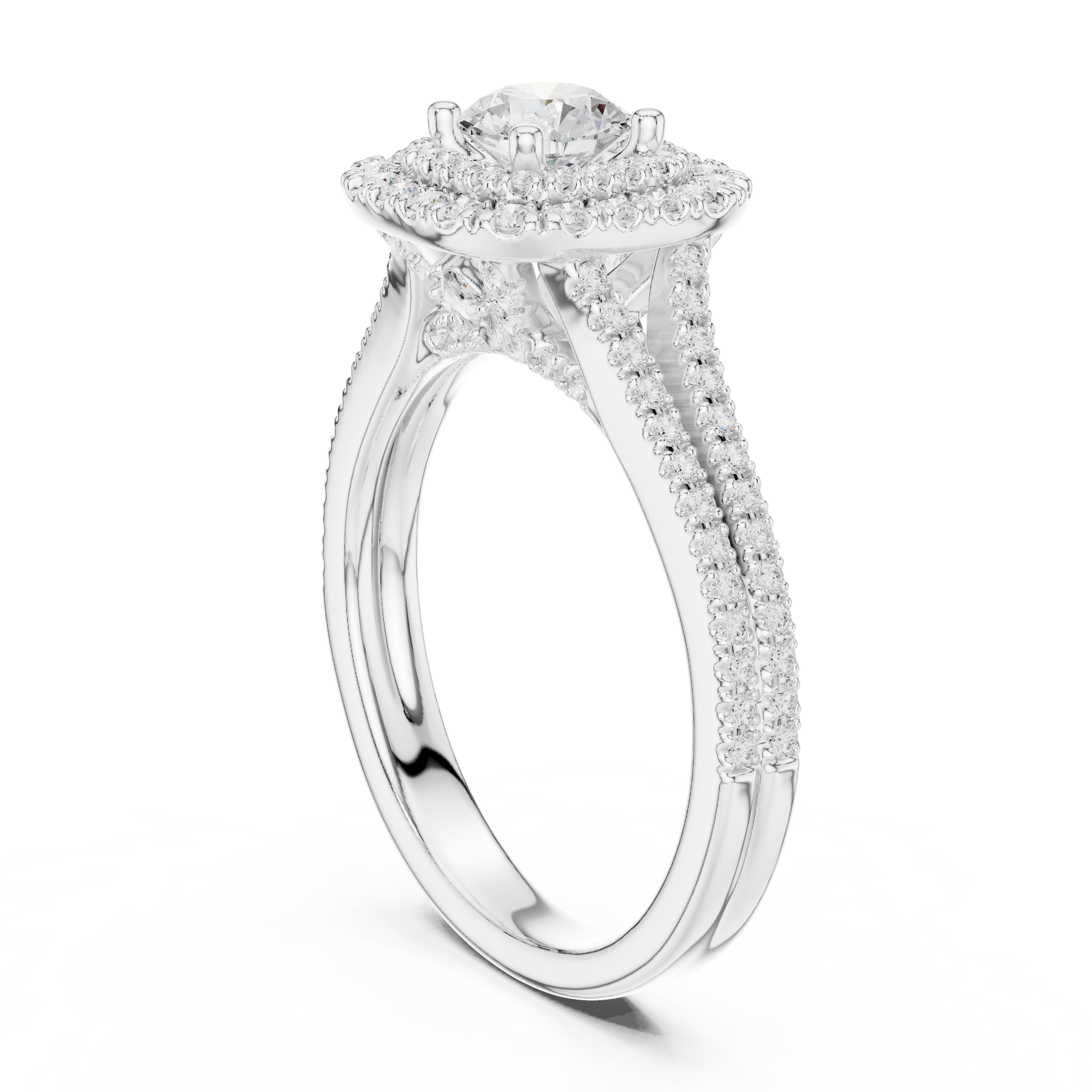 Round Solitaire Lab Grown Diamond Ring