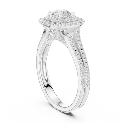 Round Solitaire Lab Grown Diamond Ring