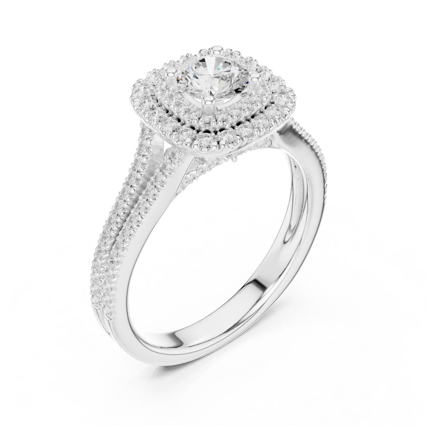 Round Solitaire Lab Grown Diamond Ring