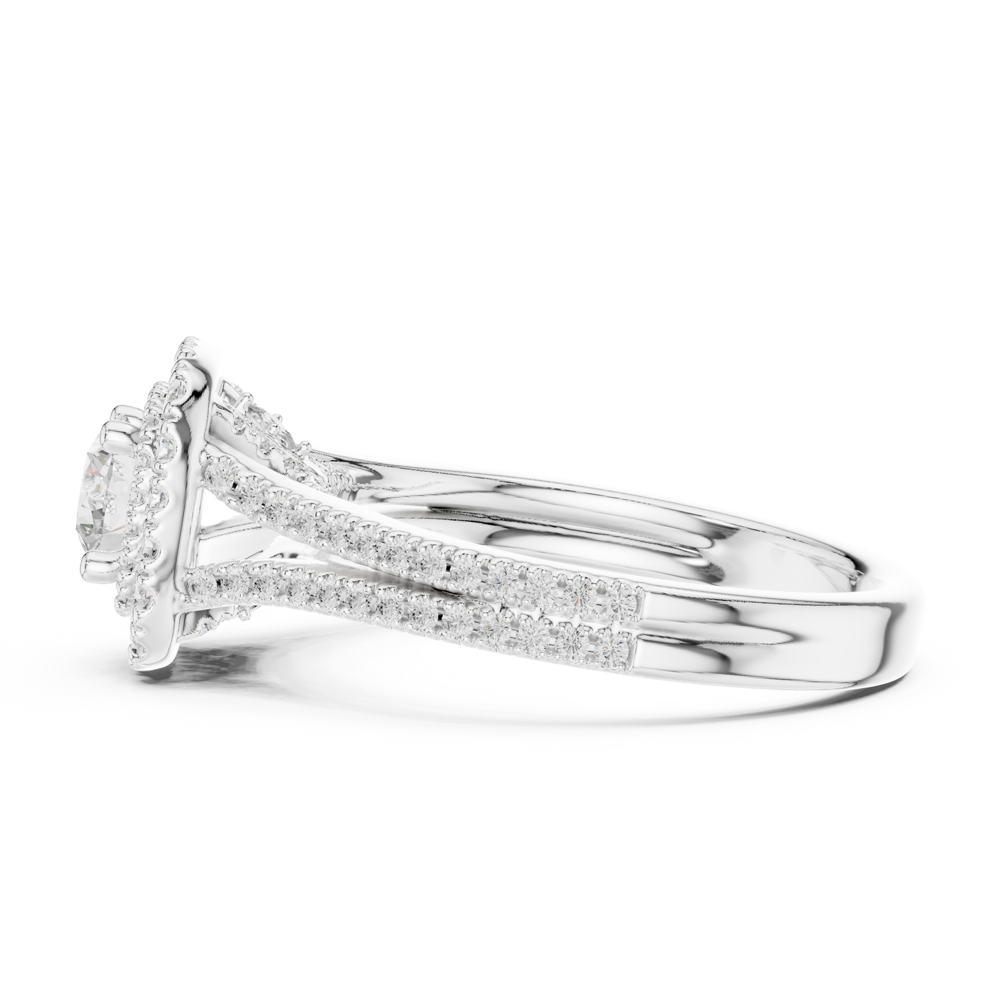 Round Solitaire Lab Grown Diamond Ring