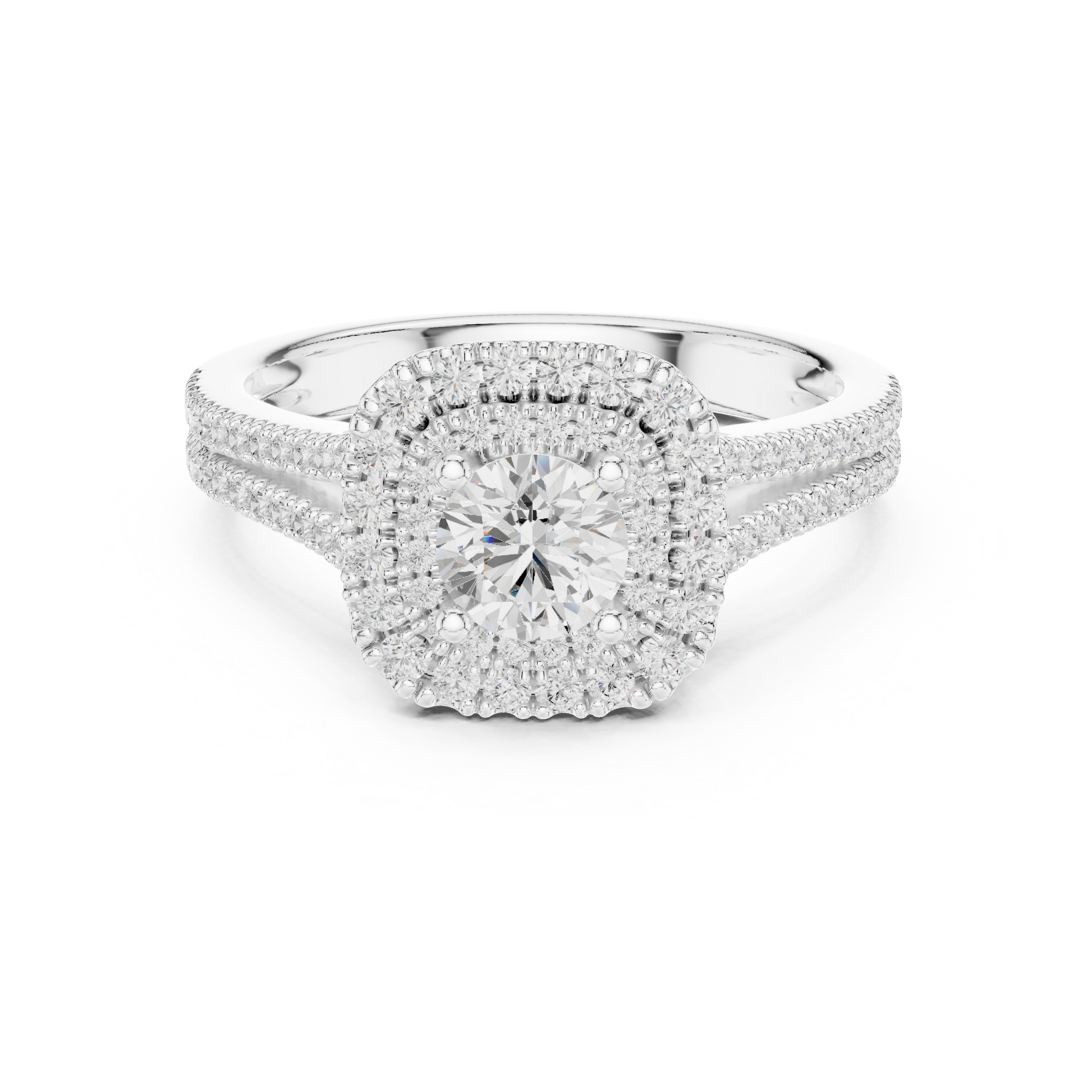 Round Solitaire Lab Grown Diamond Ring