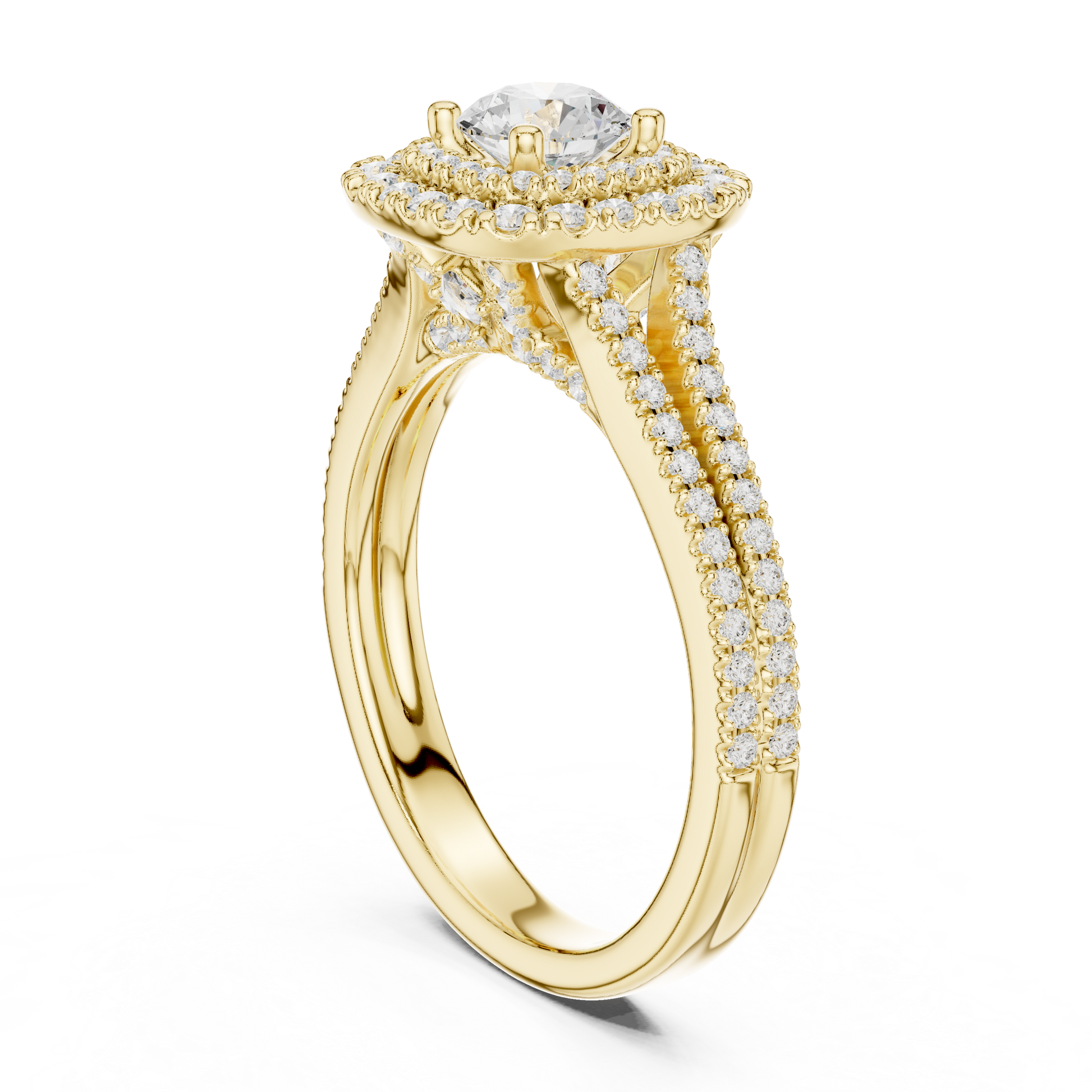 Round Solitaire Lab Grown Diamond Ring