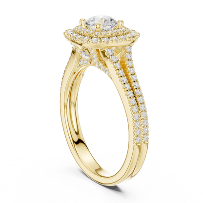 Round Solitaire Lab Grown Diamond Ring
