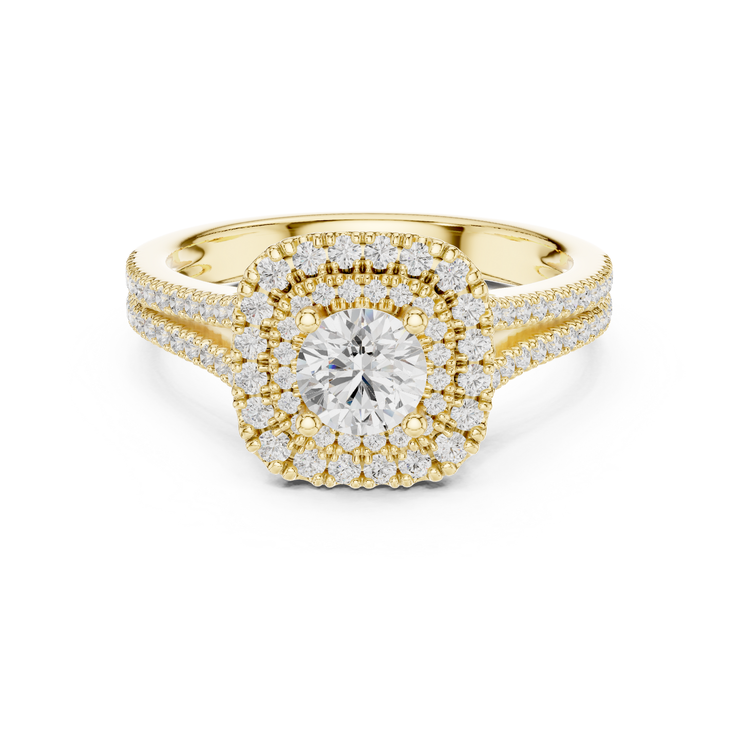 Round Solitaire Lab Grown Diamond Ring