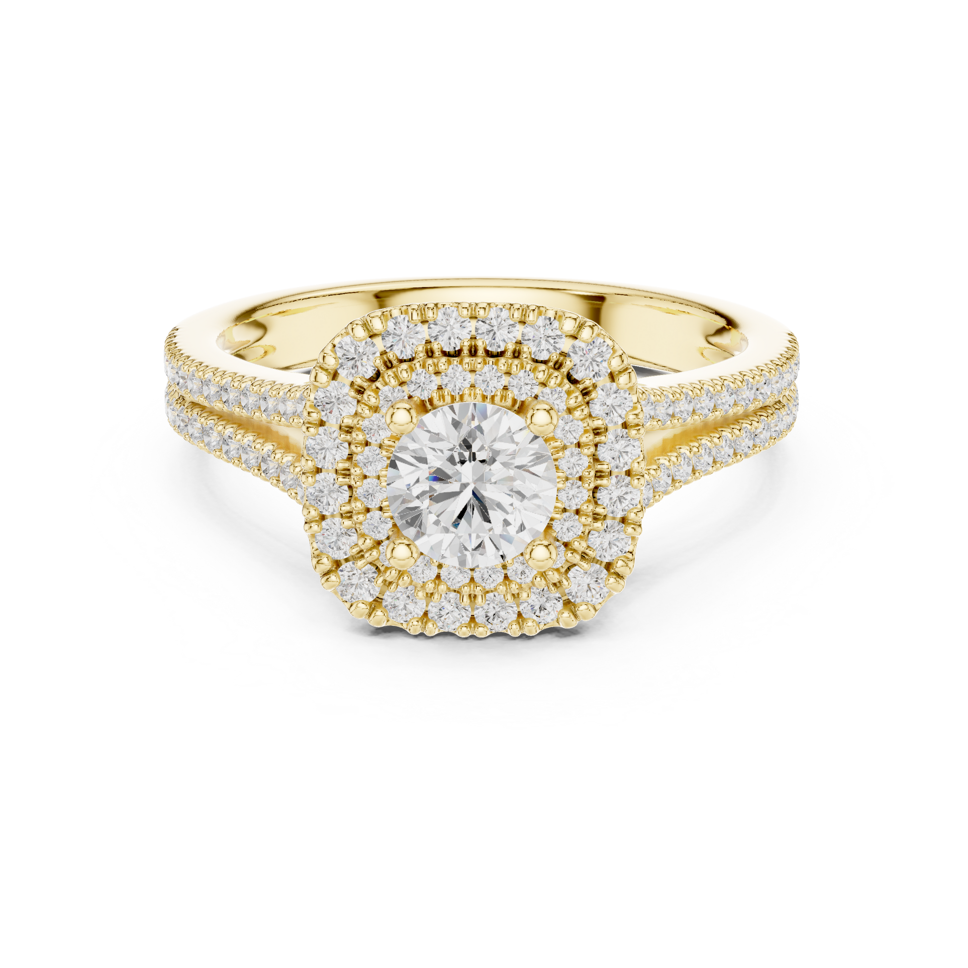 Round Solitaire Lab Grown Diamond Ring