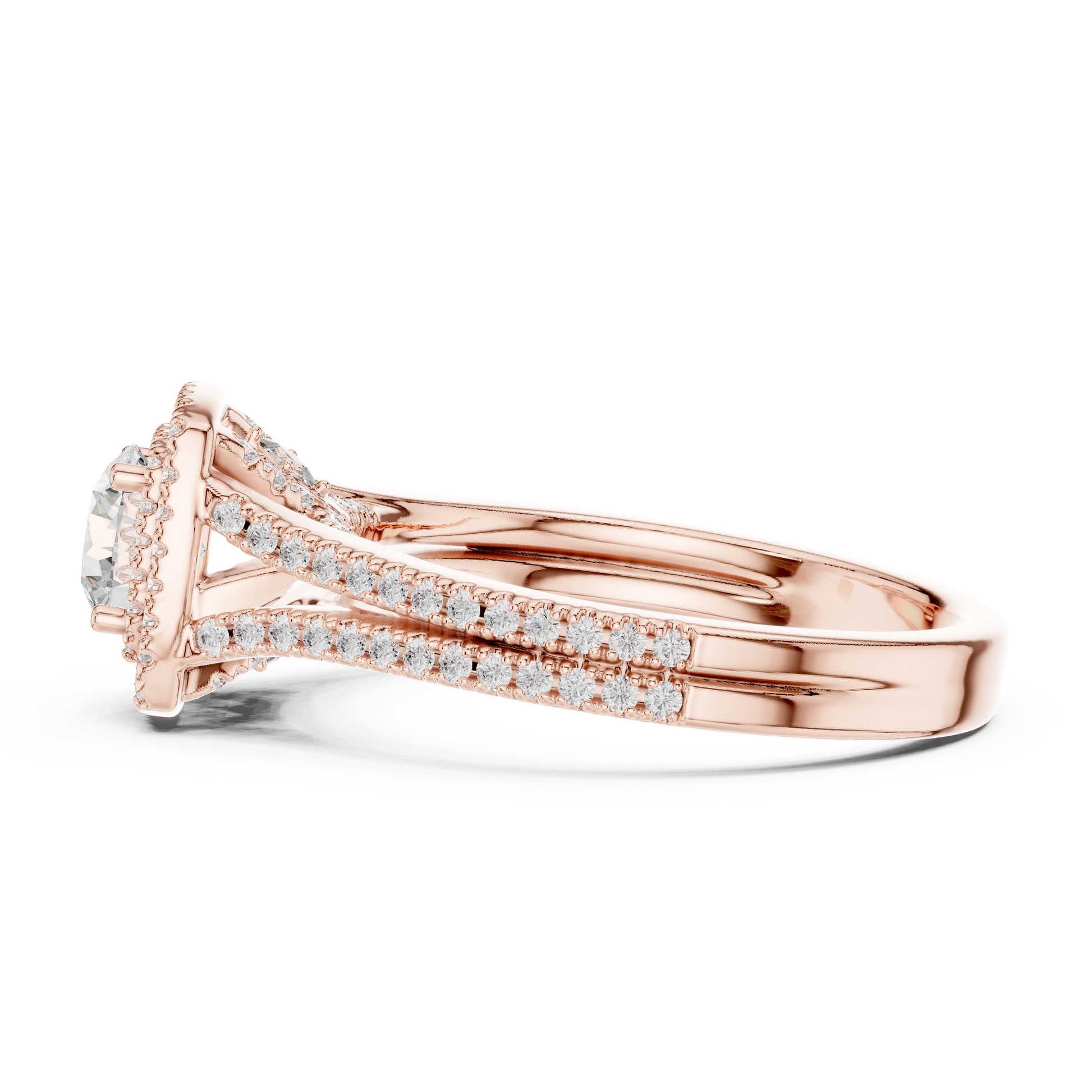 Cushion Solitaire Lab Grown Diamond Ring
