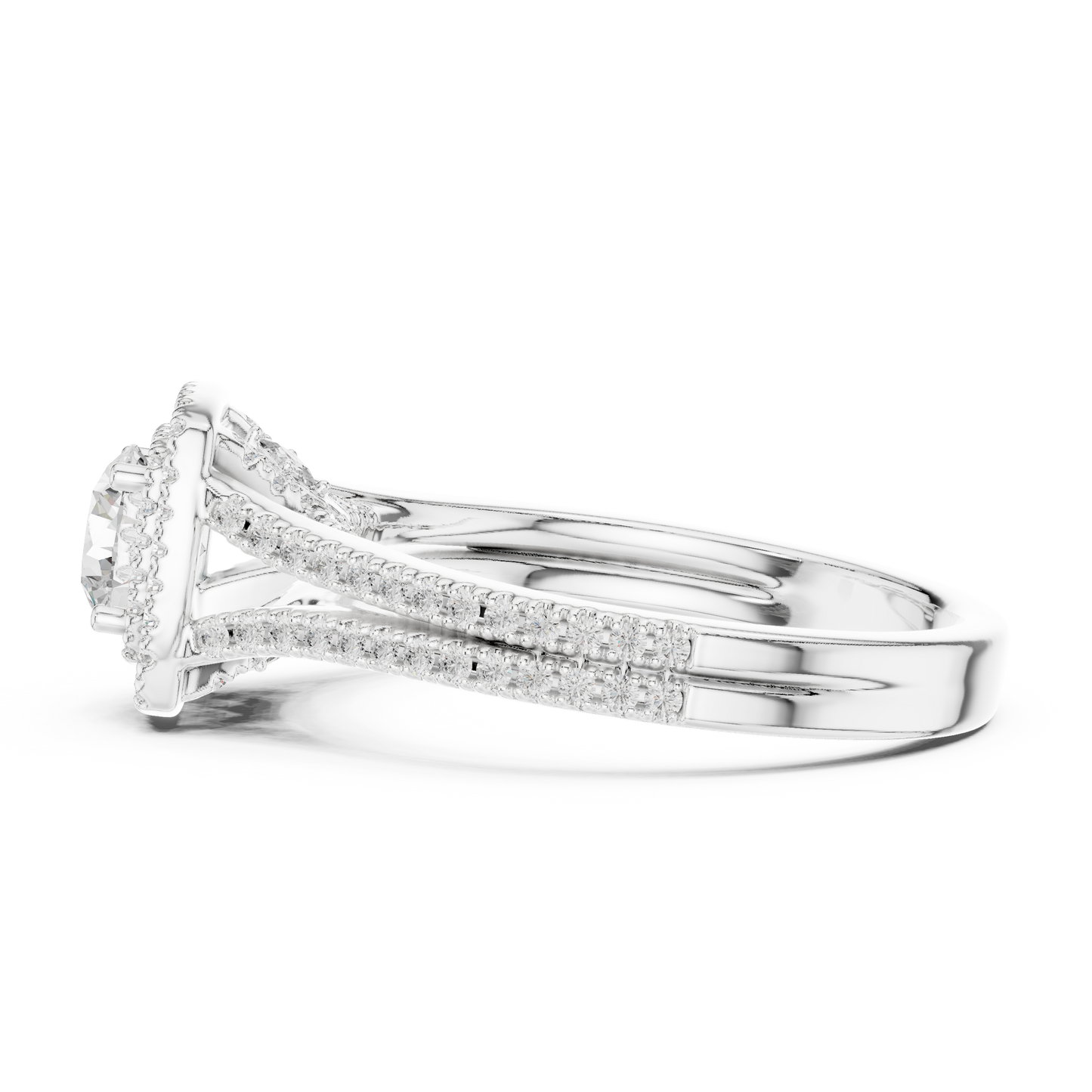 Cushion Solitaire Lab Grown Diamond Ring