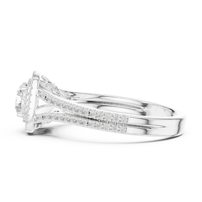 Cushion Solitaire Lab Grown Diamond Ring