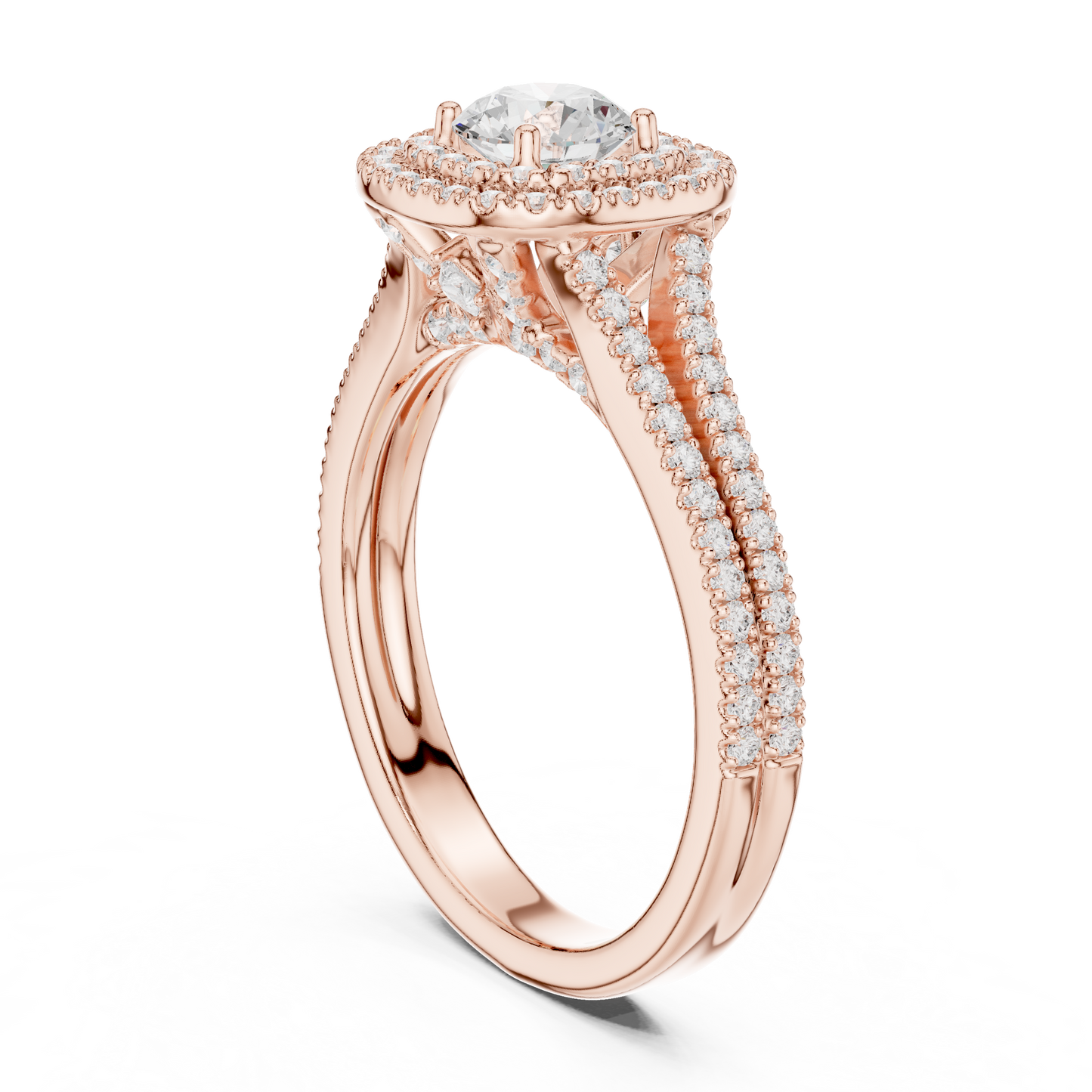 Round Solitaire Lab Grown Diamond Ring