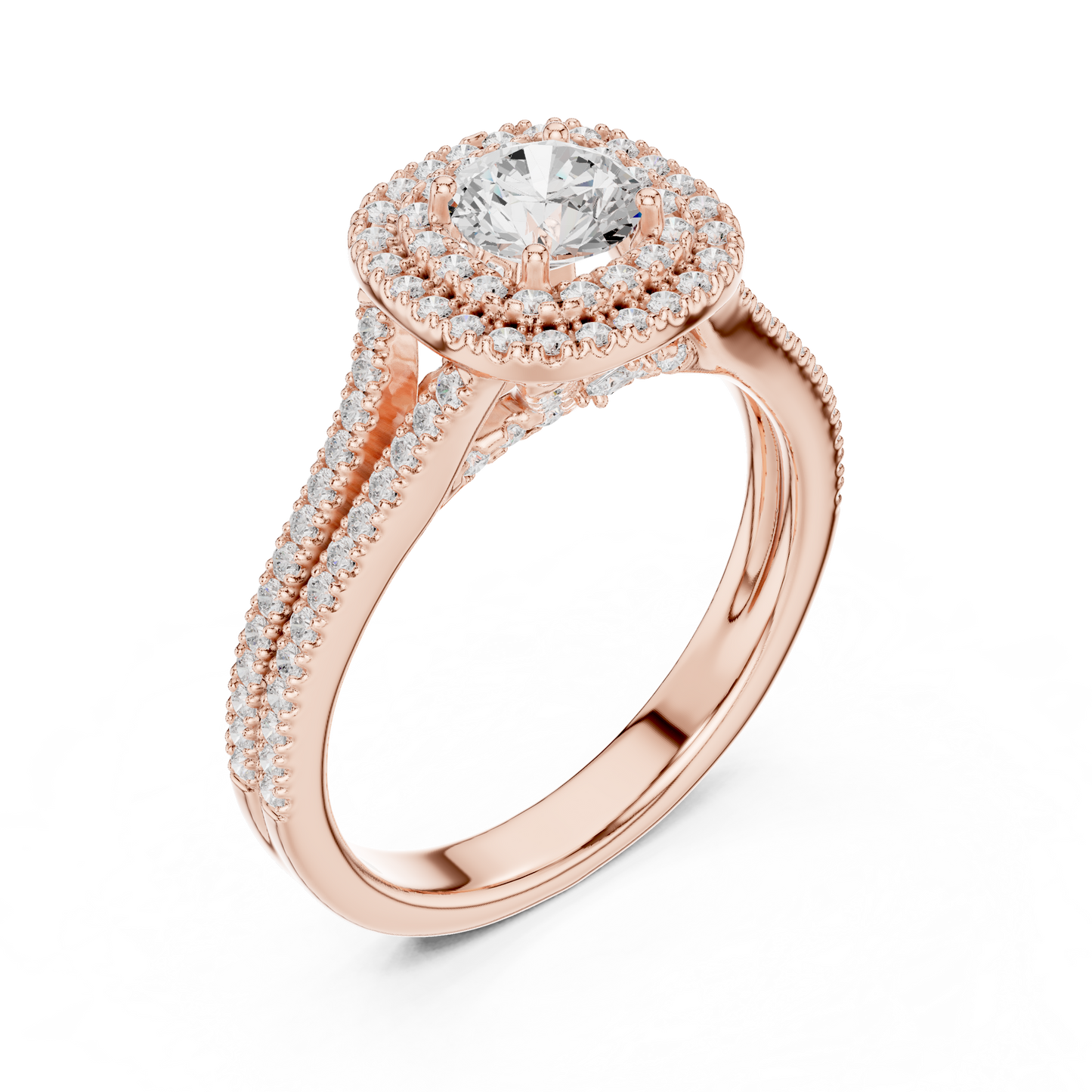 Round Solitaire Lab Grown Diamond Ring
