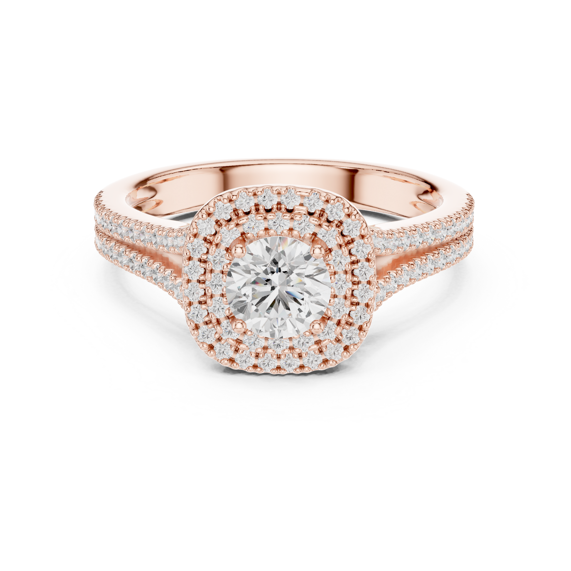 Round Solitaire Lab Grown Diamond Ring